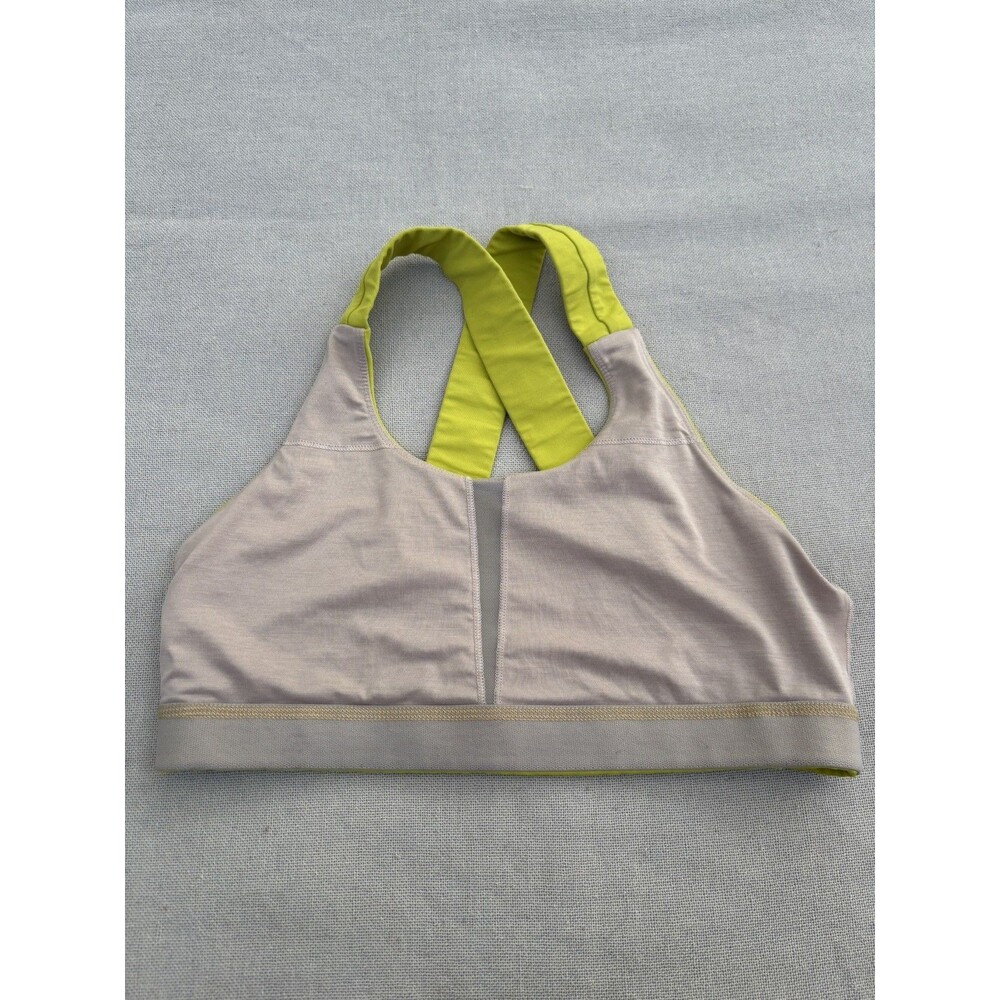 Lululemon neon yellow sports bra Size 10 - Picture 6 of 8